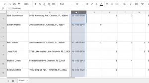 Google Sheets: Modifying Cells