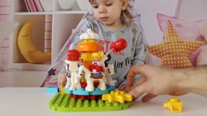 Лего Дупло Большой парк аттракционов Lego Duplo