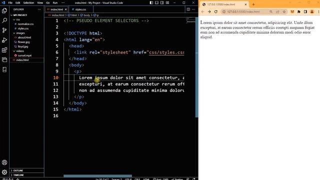 HTML & CSS : About Pseudo Element (Tagalog) #20