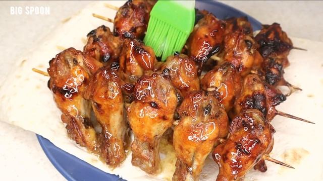 Куриные крылышки в медово-соевом соусе. Пальчики оближешь!!!