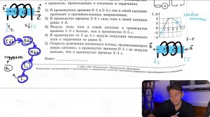 На железный сердечник надеты две катушки, как показано на рисунке. По правой катушке пропускают - №