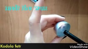 How to tread the bead on a thick cord?/Как продеть бусину через толстый шнур?