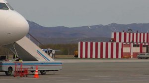 Planespotting, airport "Khomutovo", Yuzhno-Sakhalinsk 18 May 2016 г.