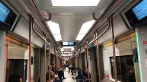 Метро. Новый поезд "Москва-2020". Кольцевая линия.