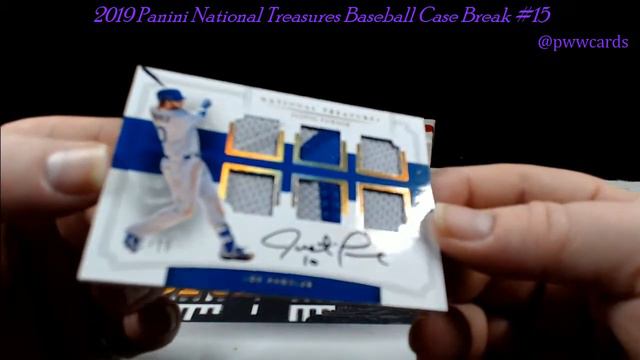 2019 Panini National Treasures Baseball Case Break #15 смотреть онлайн