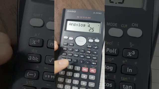 Как посчитать Логарифм на калькуляторе Casio.  How to find Logaritm in Casio Calculator