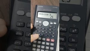 Как посчитать Логарифм на калькуляторе Casio. How to find Logaritm in Casio Calculator