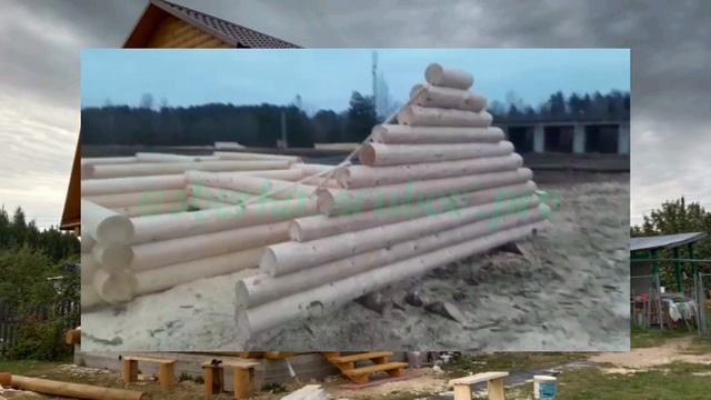 Рубка "В ЧАШУ" с рублеными фронтонами смотреть онлайн