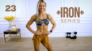 Caroline Girvan - IRON Series 30 Min Superset Glutes and Hamstrings Workout _ 23