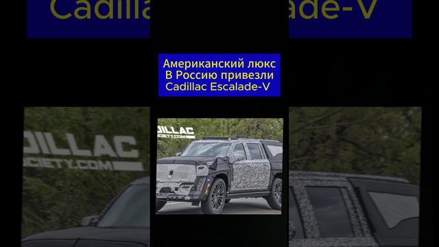 В Россию привезли Cadillac Escalade-V ESV