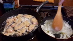 Сазан в кляре. Балую мужа любимым блюдом.