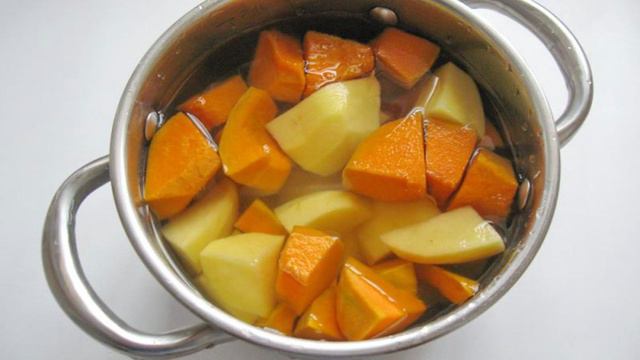 Пюре из картофеля и тыквы