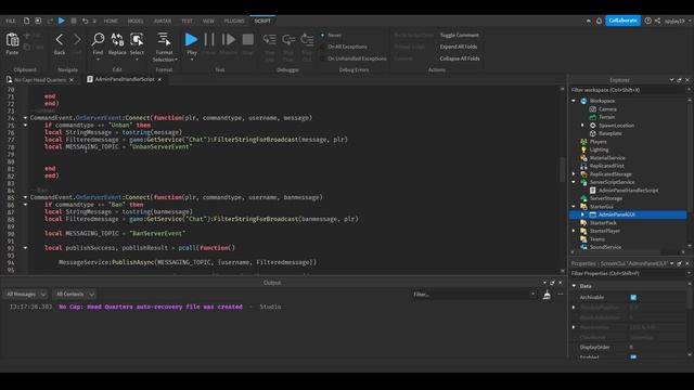 How to make an Admin Panel! [Part 1: ban, unban, kick] (Roblox Studio 2022 Scripting Tutorial)