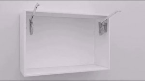 Подъёмный механизм складного фасада Senso. HAFELE-SHOP.ru.