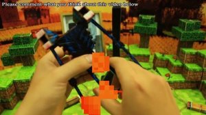 Monster school: Cartoon Cat Vs Minecraft (ASMR) - Kluna tik eating Minecraft