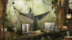 Ведьмина атмосфера //Среди леса //📚🧹🧙♀️🌲✨ //