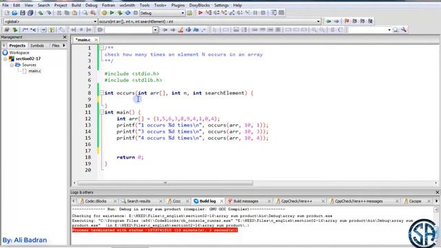 C Program To Check A Number And Count Its Occurrence In An Array | ??????????