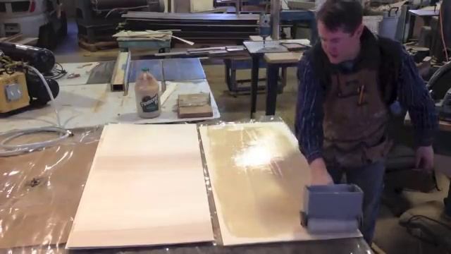 Curved Panel with a Vacuum Press смотреть онлайн