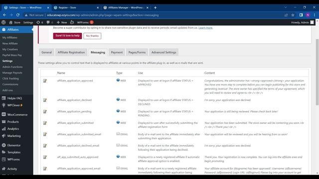 How to Add Affiliate Program using Affiliates Manager  EducateWP 2022