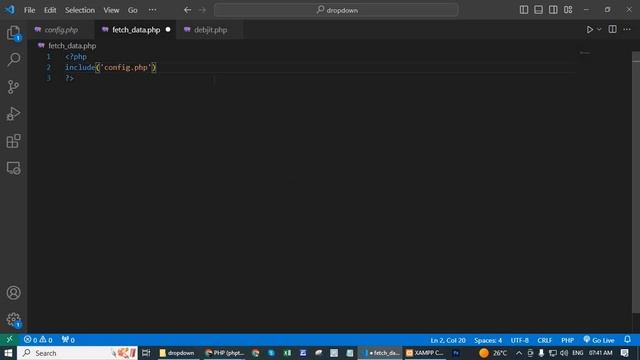 how to fetch data from database using ajax in php