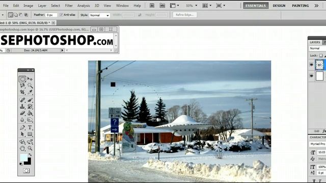 How To Use the Elliptical Marquee Tool in Adobe Photoshop смотреть онлайн