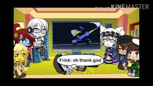 Undertale reacts to Sans vs Jevil | finally a finished reaction