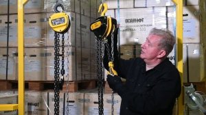 Таль цепная ручная серия СЕВЕР от OCALIFT демонстрация