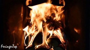 Огонь. Дрова Горят в Печи. Звук костра