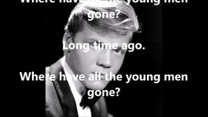 Where Have All the Flowers Gone  BRIAN HYLAND  (with lyrics)