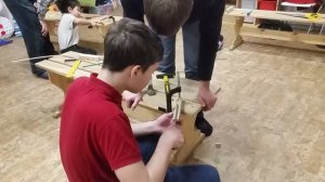 Делаем лук из стеклопластиковой арматуры, занятие 13 января 2018 г.