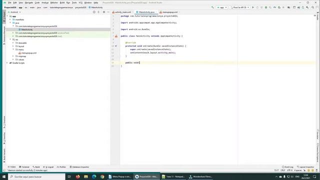 Curso de Android con Java: Menú Popup o emergente смотреть онлайн