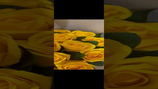 Букет из мыльных роз