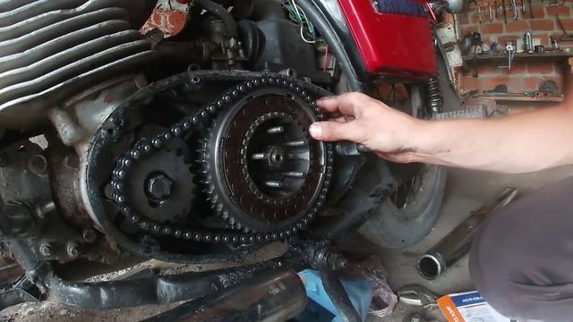 Иж ЮПИТЕР 5 замена дисков сцепления и замер скорости на 19 звезде смотреть онлайн