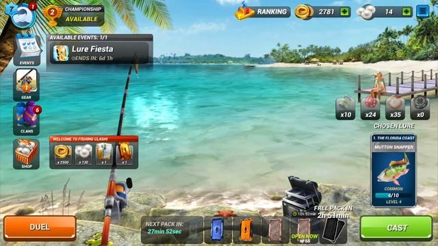 Fishing clash game android fishing game
