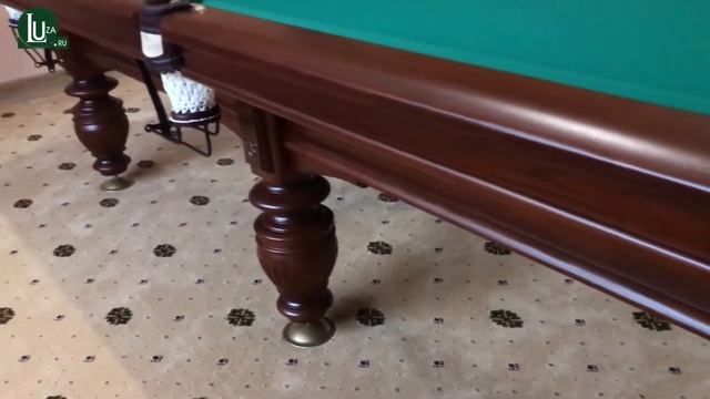 Бильярдный стол Магнат-Люкс 10 футов - Luza.ru смотреть онлайн