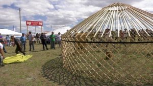 Сборка юрты