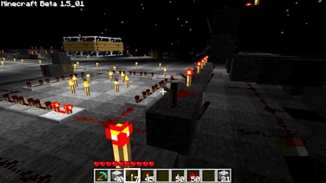 Minecraft - 16 Bit Delay Line Memory - Read  Write