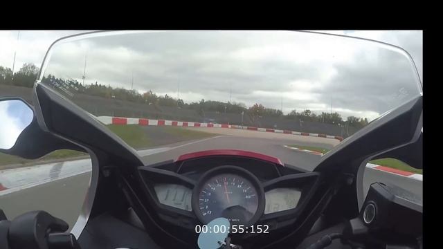 HONDA VFR 1200FD - full throttle acceleration top speed 03.10.2022 Nürburgring GP Touristenfahrten