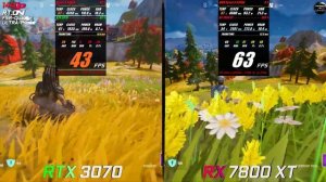 RX 7800 XT vs RTX 3070 // Gaming Test in 10 Games // 1440p // Benchmark