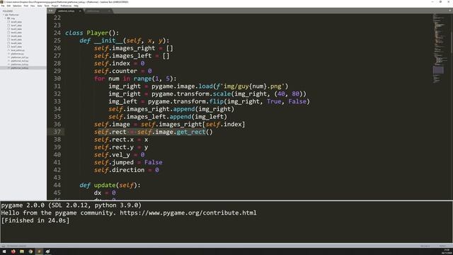 PyGame Platformer Game Beginner Tutorial in Python - PART 4 | Adding Collision