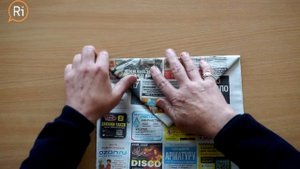 Делаем самолетик из газеты с Юрием Шаровым