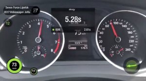Volkswagen jetta 1.4 stage 1 замер 0-100