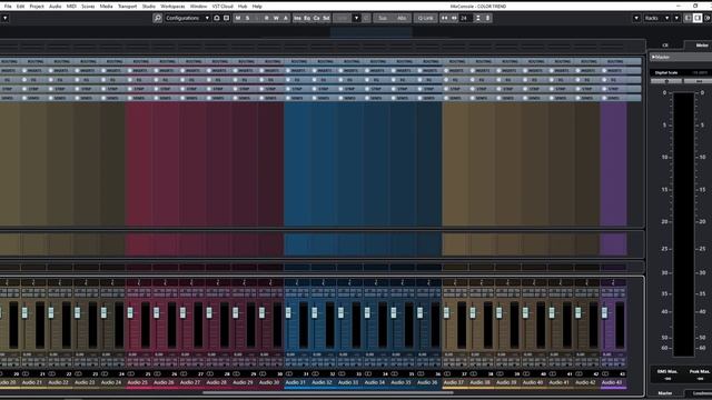 Cubase Color Scheme. Trending Colors And Gradients 2022.