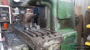первая работа фрезерного станка 6м12 купленного в приемке металлолома