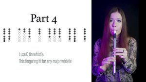 How to play Kaer Morhen from Witcher 3: Wild Hunt on tin whistle C (tin whistle tab added)
