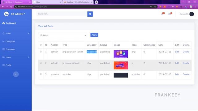 Complete PHP and MYSQL course with OOP | Frankeey
