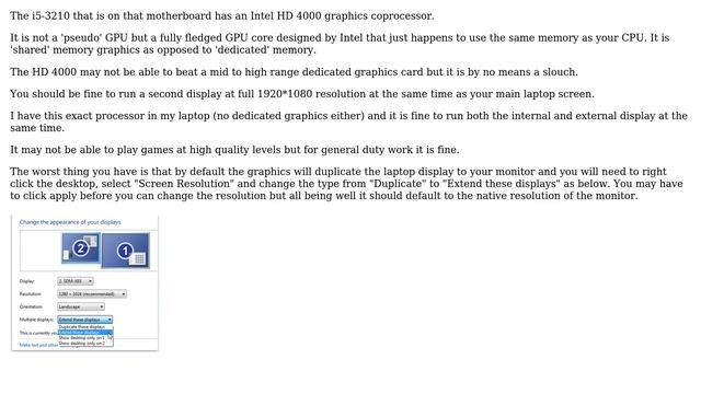 Use of second monitor in an Intel GMA HD graphics card (2 Solutions!!) смотреть онлайн
