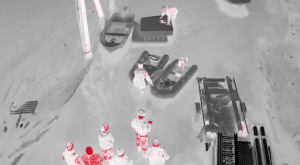 На затопленных территориях сотрудники  полиции используют специальные технические средства