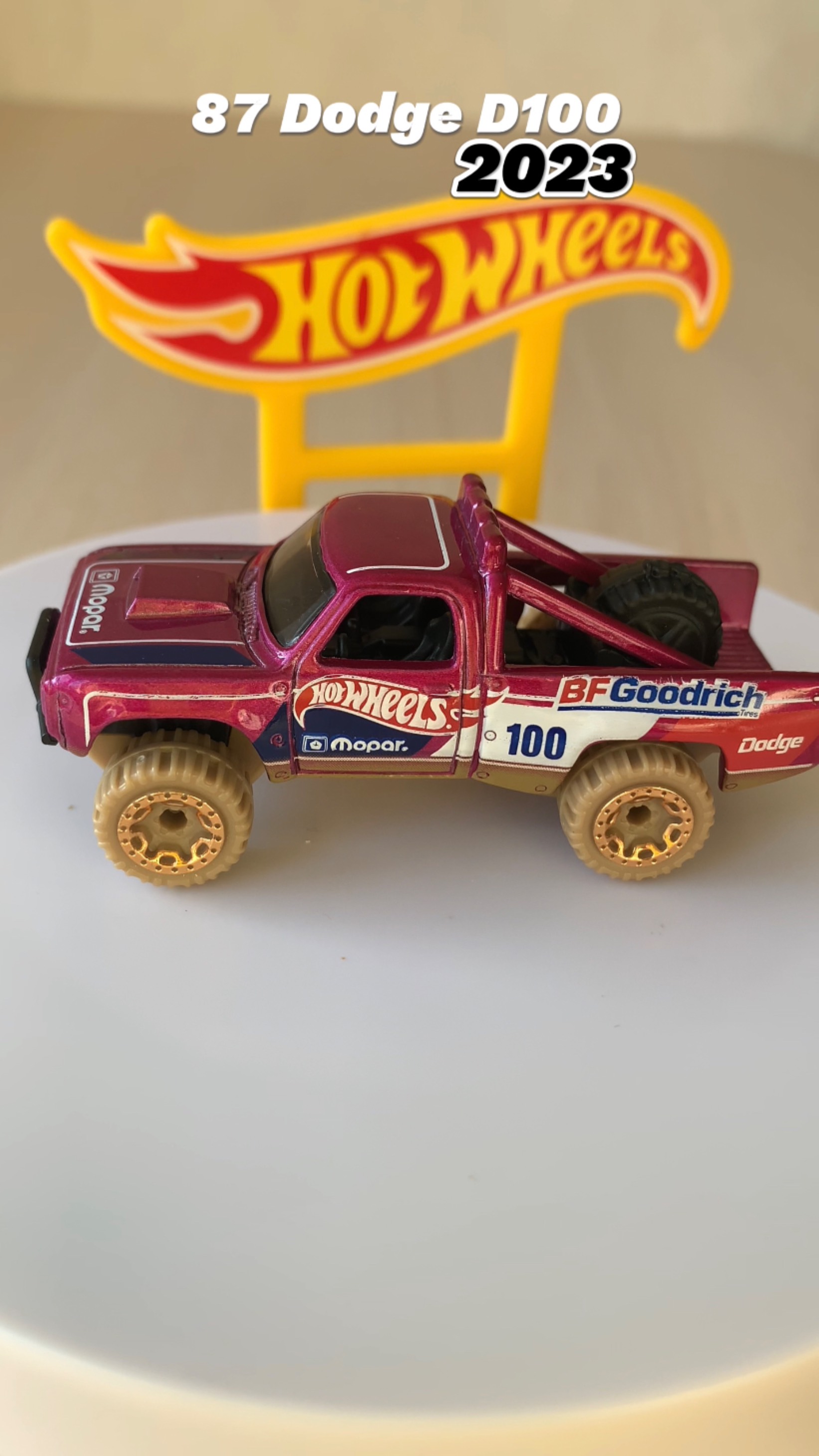 Hot wheels 87 Dodge D100
2023