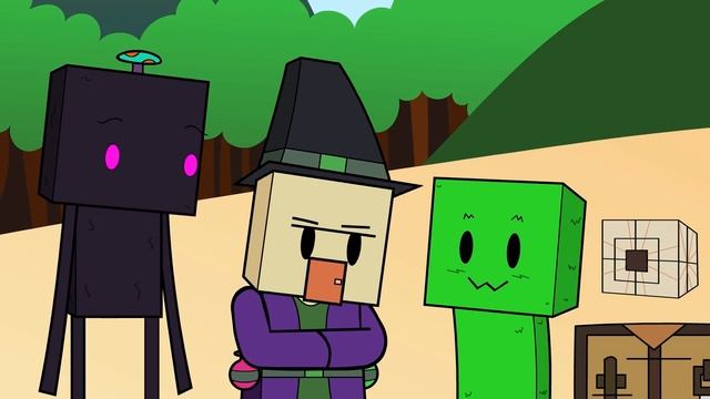 SKELETON HORSES & DOLPHINS! | Mob Squad (Minecraft Animation) смотреть онлайн